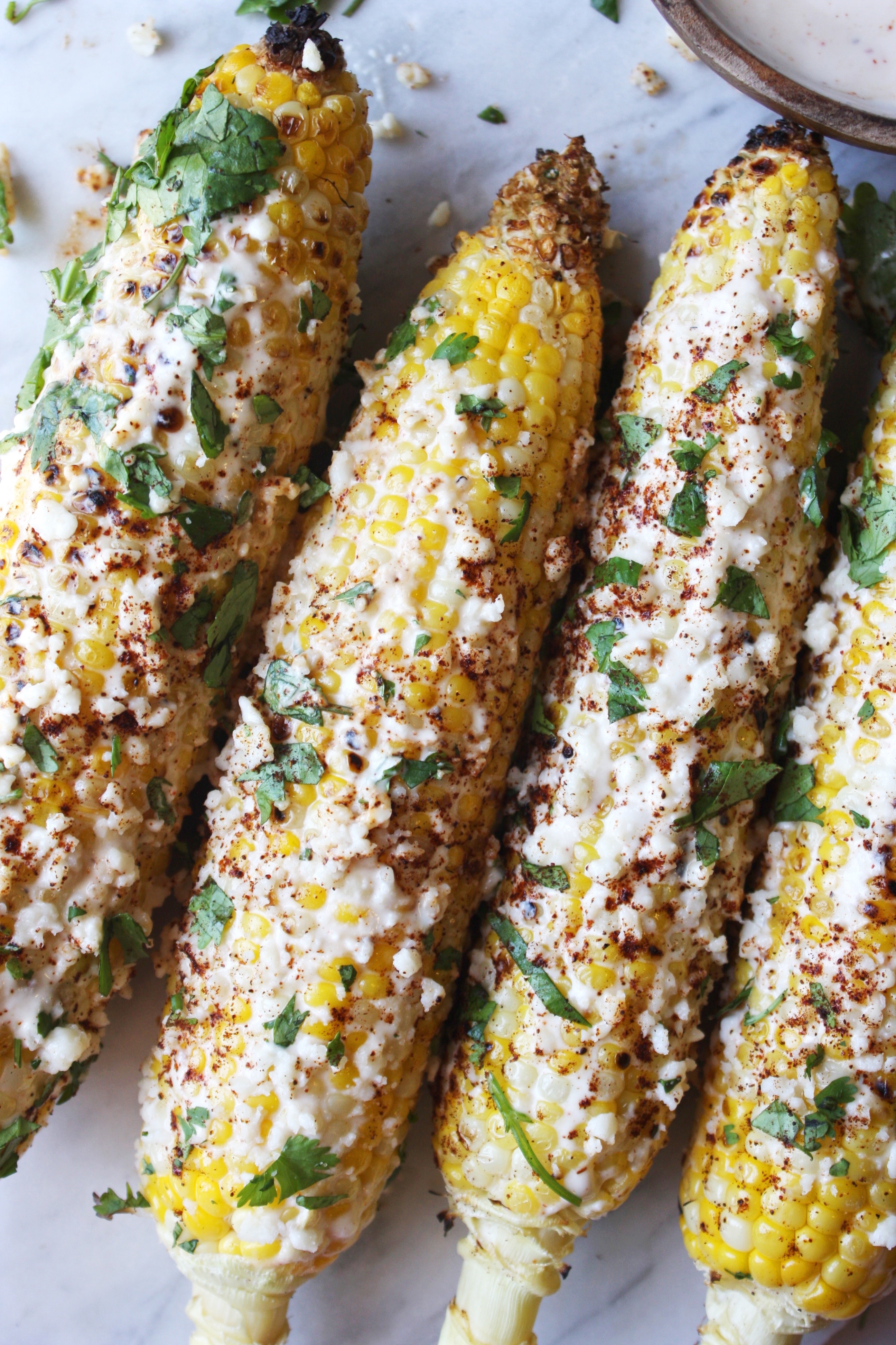 Grilled Mexican Street Corn