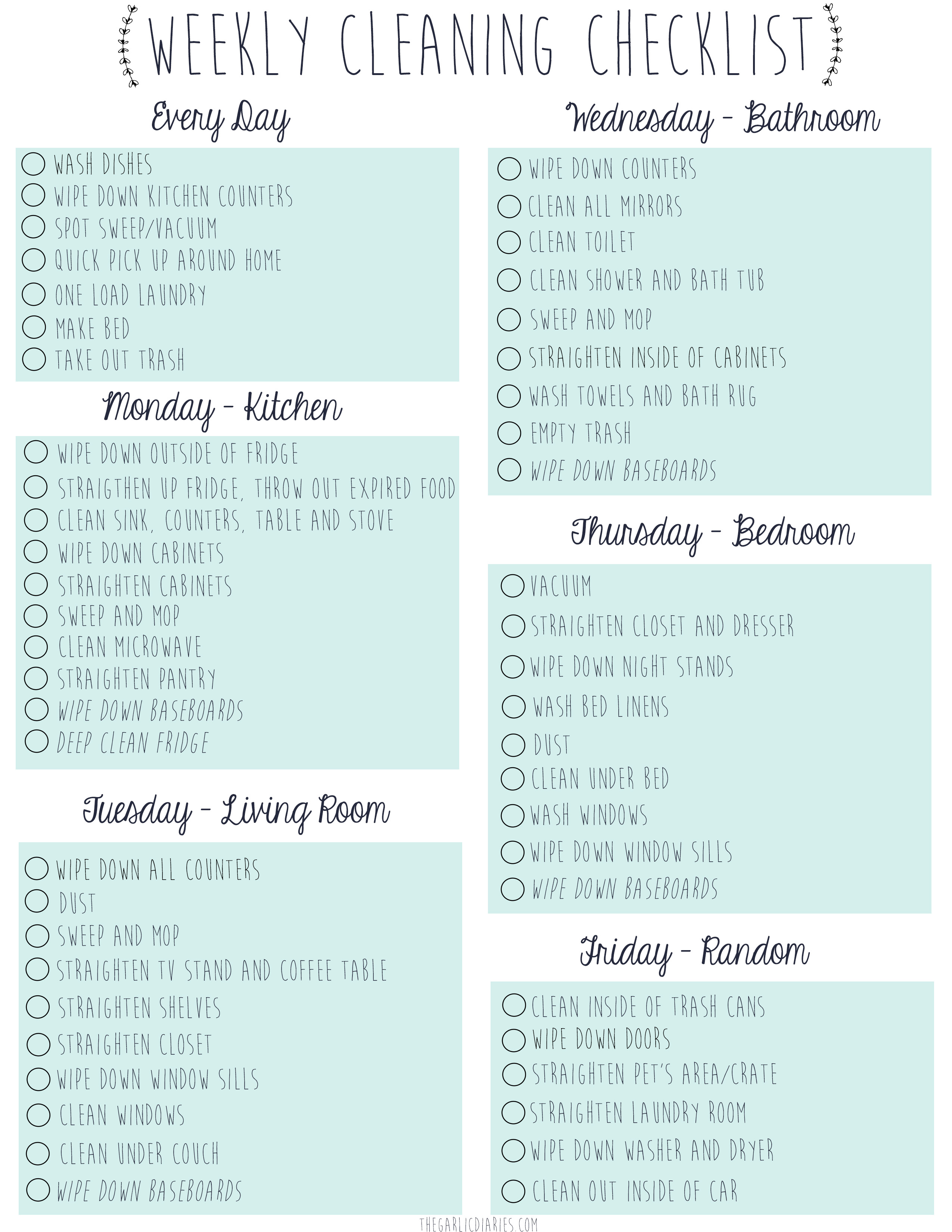 focus-cleaning-checklist-cleaning-checklist-printable-home-cleaning